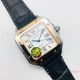 (GB) Swiss Replica Cartier Santos de Watch Two Tone Rose Gold White Dial (9)_th.jpg